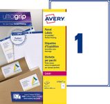 Avery - 15 Étiquettes d'expédition blanches - 199,6 x 289,1 mm - Impression laser - réf L7167-15