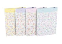 Oxford Floral - Bloc notes agrafé 10,5 x 14,8 cm