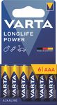 VARTA Longlife Power - 6 piles alcalines - AAA LR03