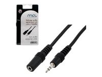 MCL Samar - rallonge de câble audio/stéréo JACK 3,5 (M)/(F) - 2 m