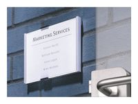 Durable Info Sign - Plaque de porte personnalisable - A6
