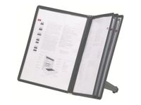 Durable Sherpa - Pupitre de table (lutrin) avec 5 pochettes A4