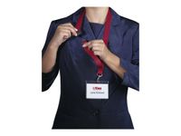 Durable - 10 Lacets pour badge - cordon détachable - rouge