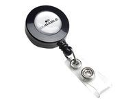 Durable - 10 Enrouleurs de badge - bouton pression