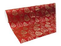 Clairefontaine Premium - Papier cadeau - 70 cm x 50 m - 80 g/m² - rouge fond or