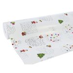 Clairefontaine Excellia - Papier cadeau - 70 cm x 50 m - 80 g/m² - motif jeux Noël