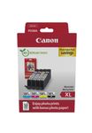 Canon CLI-581XL - pack de 4 + papier photo - noir, cyan, magenta, jaune - cartouche d'encre originale
