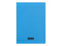 Calligraphe 8000 - Cahier polypro A4 (21x29,7 cm) - 96 pages - petits carreaux (5x5 mm) - bleu