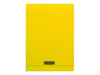 Calligraphe 8000 - Cahier polypro A4 (21x29,7 cm) - 96 pages - petits carreaux (5x5 mm) - jaune