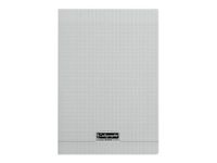 Calligraphe 8000 - Cahier polypro A4 (21x29,7 cm) - 96 pages - petits carreaux (5x5 mm) - gris