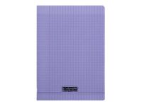 Calligraphe 8000 - Cahier polypro A4 (21x29,7 cm) - 96 pages - petits carreaux (5x5 mm) - violet