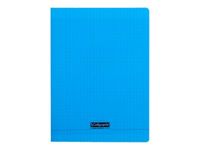 Calligraphe 8000 - Cahier polypro 24 x 32 cm - 96 pages - petits carreaux (5x5 mm) - bleu