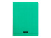 Calligraphe 8000 - Cahier polypro 24 x 32 cm - 96 pages - petits carreaux (5x5 mm) - vert