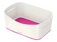 Leitz MyBox - Bac de rangement - blanc/rose