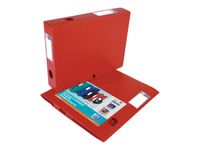 Oxford Memphis - Boîte de classement plastique - dos 60 mm - rouge
