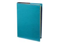 Agenda Club Prestige Turquoise 1 Semaine sur 2 pages 10X15cm Quo Vadis