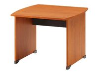 Bureau JAZZ+ - 80 cm - Pieds panneaux - Aulne