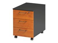 Caisson mobile JAZZ+ - Profondeur 60 cm - 3 tiroirs - Aulne
