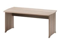 Bureau JAZZ+ - 160 cm - Pieds panneaux - Chêne gris