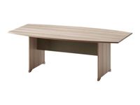 Table de réunion tonneau JAZZ+ - 204 cm - Chêne gris
