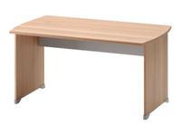 Bureau JAZZ+ - 140 cm - Pieds panneaux - Hêtre