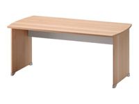 Bureau JAZZ+ - 160 cm - Pieds panneaux - Hêtre