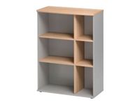 Bibliothèque JAZZ+ - L80 x H112 x P39 - 6 niches - Hêtre