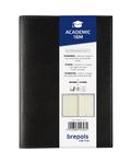 Agenda Calpe Academic 16 mois - 1 semaine sur 2 pages - 15 x 21 cm - noir - Brepols