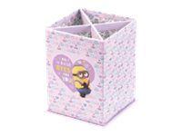 Les Minions - Pot à crayons rectangulaire modèle coeur - Clairefontaine