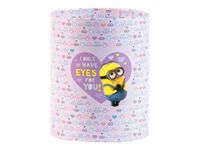 Les Minions - Pot à crayons rond modèle coeur - Clairefontaine
