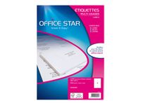 Office Star - 2000 étiquettes blanches Multi-usages - 105 x 148,5mm