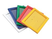 INOVSHOP Ecoframe - Cadre porte-affiche clippant à fixer au mur - A3 - jaune