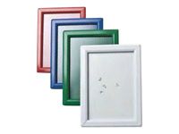 INOVSHOP Ecoframe - Cadre porte-affiche clippant à poser ou à fixer au mur - A4 - jaune