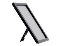 INOVSHOP Ecoframe - Cadre porte-affiche clippant à poser ou à fixer au mur - A6 - noir