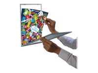 INOVSHOP - Porte-visuel d'information adhésif noir