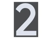 Pickup Home 3D Milan - Signo - number - 100 mm - montaje en superficie - autoadhesivo - gris