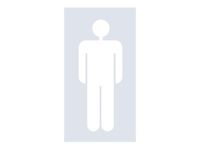 Pickup Home 3D - Pictogramme Homme - blanc