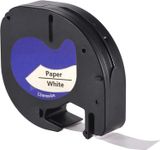 Ruban compatible DYMO S0721610 - Switch - Ruban d'étiquettes auto-adhésives - 1 rouleau (1,2 cm x 4 m) - blanc