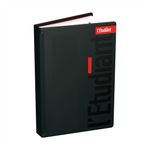 Agenda L'Étudiant gommé - 1 jour par page - 12 x 18 cm - noir gommé mat - Exclusivité Bureau Vallée - Hamelin