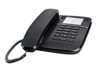 Gigaset DA410 - téléphone filaire - noir