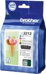 Brother LC3213 - Pack de 4 - noir, cyan, magenta, jaune - cartouche d'encre originale