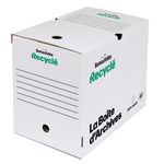 Bureau Vallée Recyclé - 25 boîtes d'archives - dos 20 cm