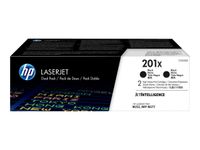 HP 201X - Pack de 2 - noir - cartouche laser d'origine (CF400XD)