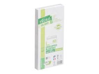 GPV Green - 40 Enveloppes recyclées DL 110 x 220 mm - 80 gr - sans fenêtre - bande adhésive