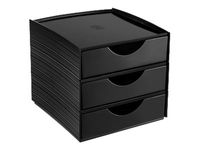 CEP First - Mini module de classement - 3 tiroirs noir