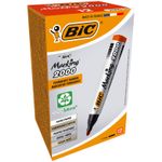 BIC MARKING 2000 - Pack de 12 marqueurs permanents - pointe ogive - rouge