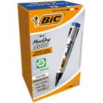 BIC MARKING 2000 - Pack de 12 marqueurs permanents - pointe ogive - bleu