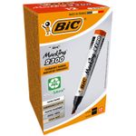 BIC MARKING 2300 - Pack de 12 marqueurs permanents - pointe biseau - rouge