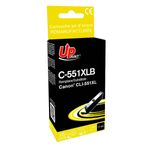 UPrint C-551XLB - 11 ml - negro - compatible - refabricado - cartucho de tinta - para Canon PIXMA iP8750, iX6850, MG5550, MG5650, MG5655, MG6450, MG6650, MG7150, MG7550, MX725