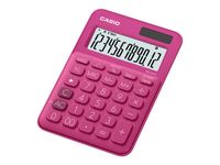 Casio MS-20UC - Calculadora de sobremesa - 12 dígitos - panel solar, batería - rojo